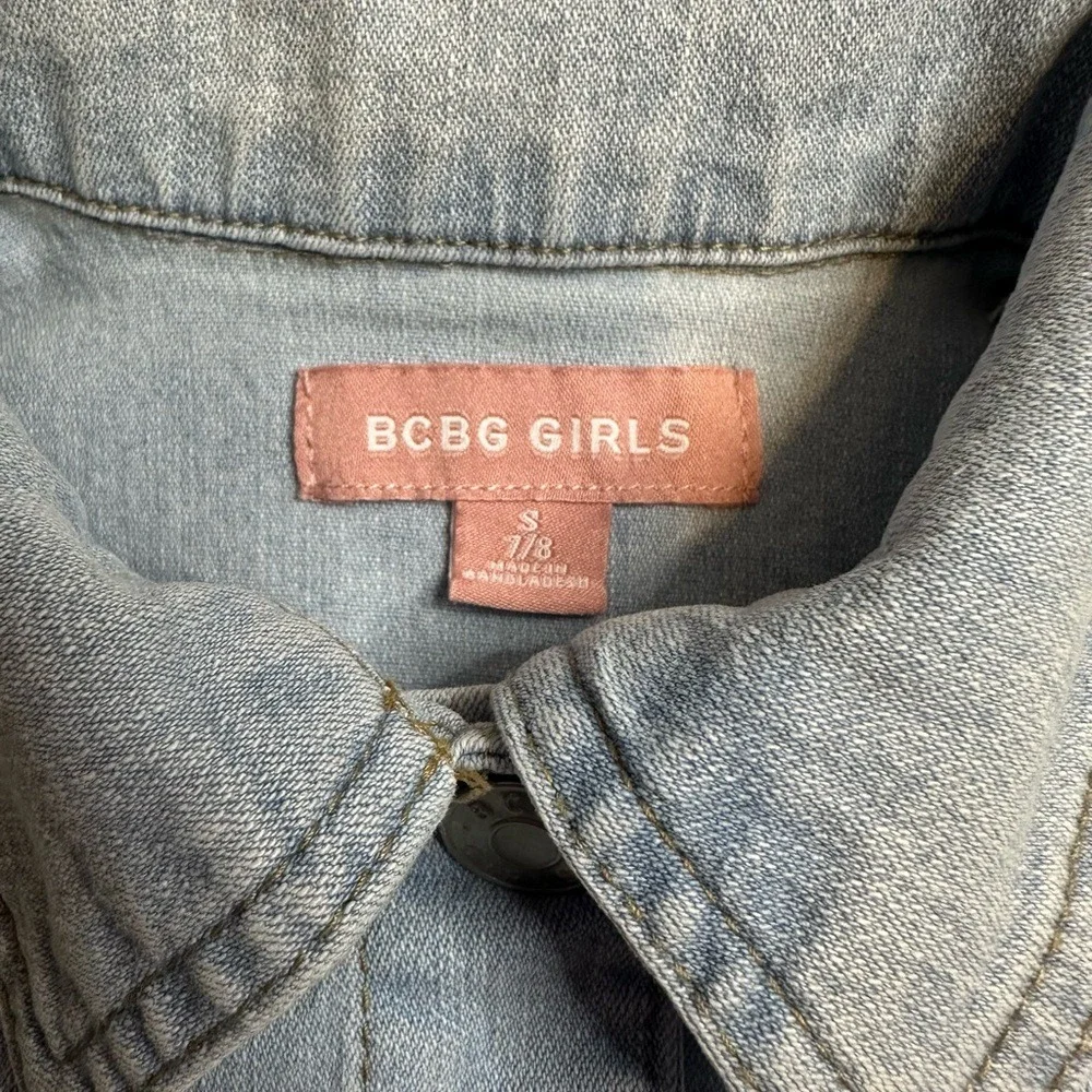 BCBGirls Light Blue Jean Jacket‎ Size S